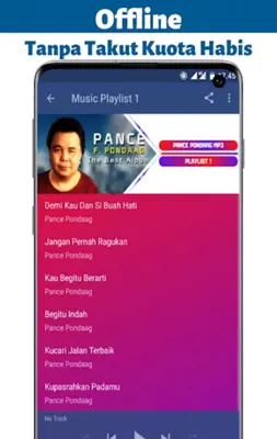 Pance Pondaag Best Mp3 Complete android App screenshot 2